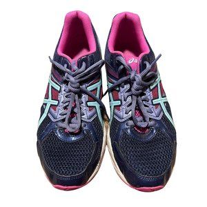 Women's Size 11 Asics Athletic Shoes - Navy/Pink